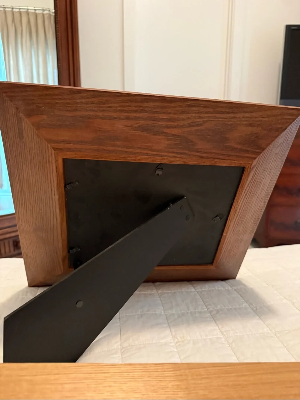 Crate&Barrel Solid Wood Picture Frame in Brown 8x10
